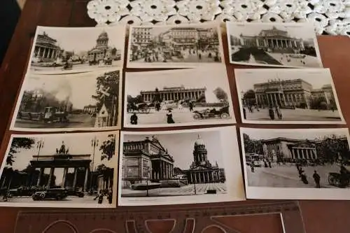 neun alte Fotos  von Berliner Ansichtskarten -   70-80er Jahre ???