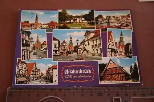 tolle alte Karte Ansichten Quakenbrück  1984