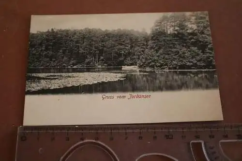 tolle alte Karte  Gruss vom Jordansee  1900-1910 