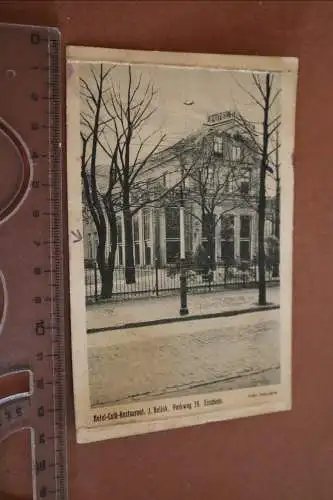 tolle alte Karte  Hotel Café Restaurant  - Rolink - Eschede  20-40er Jahre ??