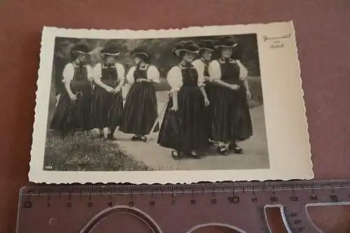 tolle alte Fotokarte - Bauernmädels aus Gutach  30-40er Jahre 