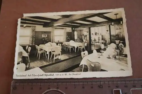 tolle alte Karte  Innenansicht  Alpenhotel Schönblick  Oberstdorf 1939