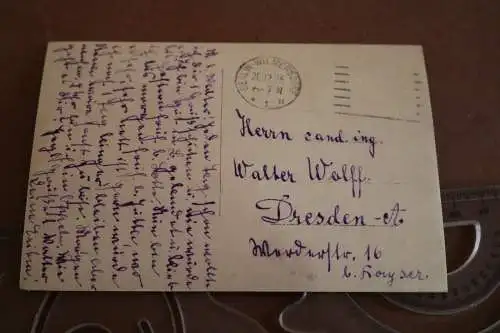 tolle alte Karte  Künstlerkarte Helmy Berlin ??  1924 Hartungs Künstlerkarten