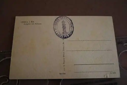 tolle alte Karte Löbau in Sachsen - Altmarkt  20-50er Jahre ?