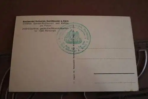 tolle alte Karte  Bad Münster a. Stein  30-40er Jahre 