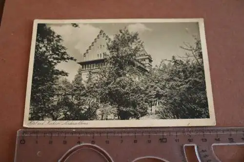 tolle alte Karte  Hotel und Kurheim Niederschlema 30-40er Jahre ?