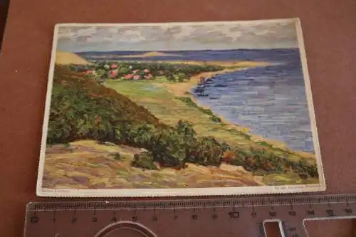 tolle alte Karte  Eduscho - an der kurischen Nehrung - 1937 