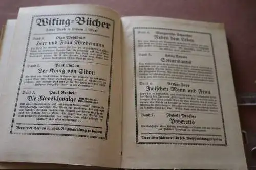altes Buch  Wikinger-Bücher - Boy-Ed  Aus einer Wiege 1915