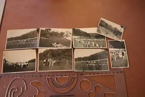 acht tolle alte Fotos - Männer beim Sport - 20-30er Jahre - Michelstadt 