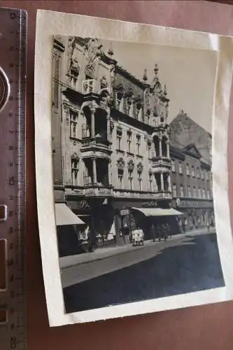 tolles altes größeres Foto Tilsit ??  Geschäftshäuser Hohe Straße 40 + 