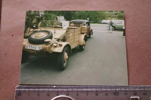 ein Foto Oldtimer VW Kübel - Wehrmacht DAK