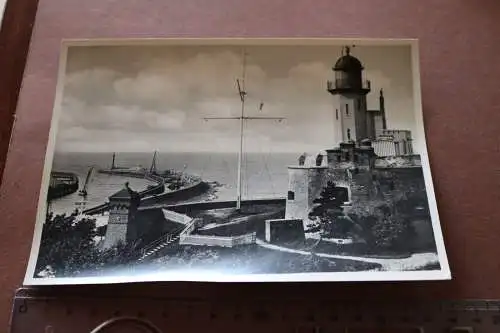 tolles altes größeres Foto Kolberg - Kolberger Leuchtturm  - 30-50er Jahre ??