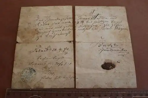 sehr alter Brief ??  Stempel Laband   Oberschlesien - 1874 ?  1774 ??