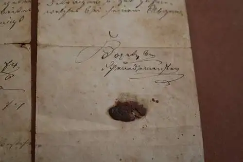 sehr alter Brief ??  Stempel Laband   Oberschlesien - 1874 ?  1774 ??