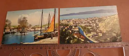 zwei tolle alte Karten - Fiume - Kroatien  1900-1920 