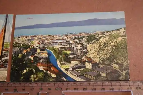 zwei tolle alte Karten - Fiume - Kroatien  1900-1920 