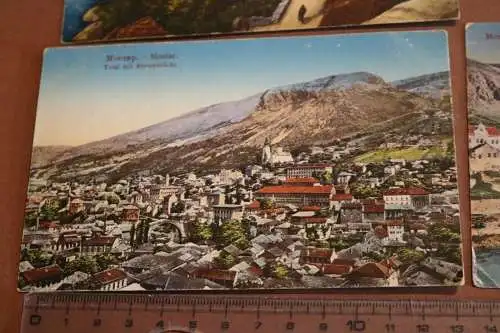 drei tolle alte Karten - Mostar Bosnien und Herzegowina deutsche Schrift 1910-2 