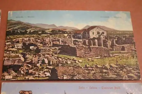 vier tolle alte Karten - Solin - Salona - Kroatien 1910-20