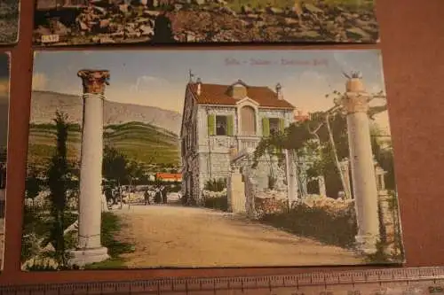 vier tolle alte Karten - Solin - Salona - Kroatien 1910-20