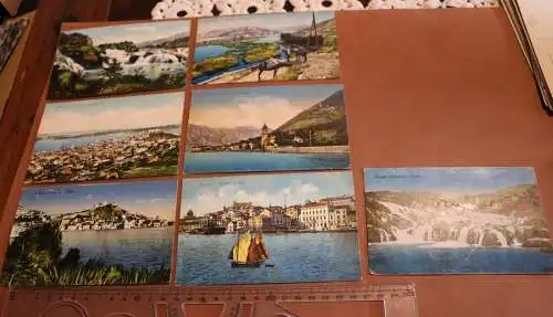 sieben  tolle alte Karten - Sibenik Sebenico - Kroatien 1910-20