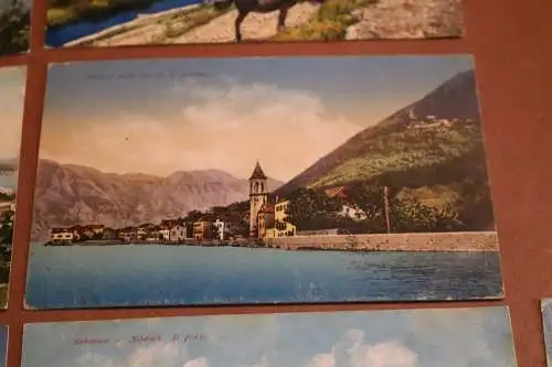 sieben  tolle alte Karten - Sibenik Sebenico - Kroatien 1910-20