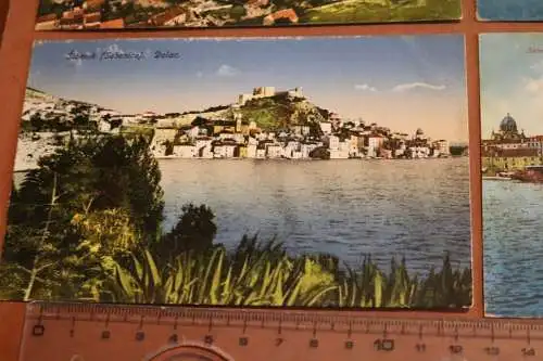 sieben  tolle alte Karten - Sibenik Sebenico - Kroatien 1910-20
