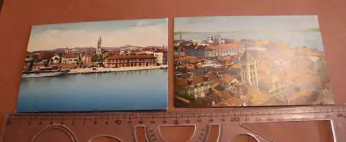 zwei tolle alte Karten - Zara Zadar  - Kroatien  1900-1920 