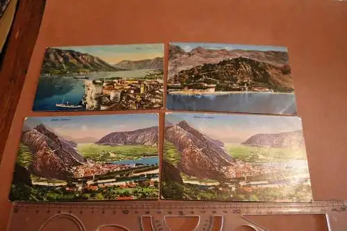 vier tolle alte Karten - Kotor Cattaro  Montenegro   1900-1920 