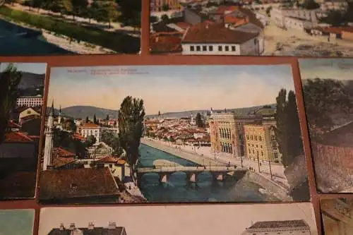 acht  tolle alte Karten - Sarajevo  - Bosnien und Herzegowina  1910-20