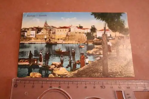 tolle alte Karte - Korčula  Kroatien  - 1914-1918