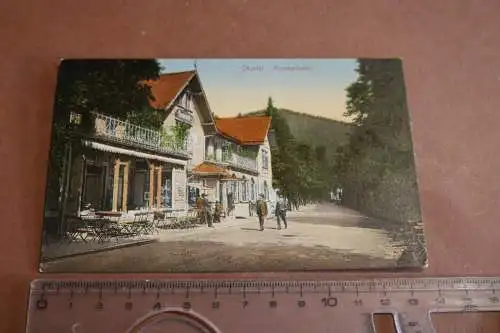 tolle alte Karte - Okertal Romkerhalle  1921