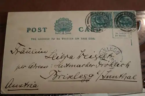 tolle alte Karte - Cader Idris  1903