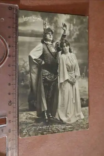 tolle alte Fotokarte - Lohengrin 1908