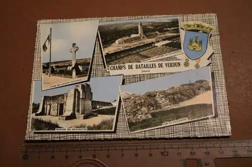 alte Karte - Champs de Batailles de Verdun 1959  