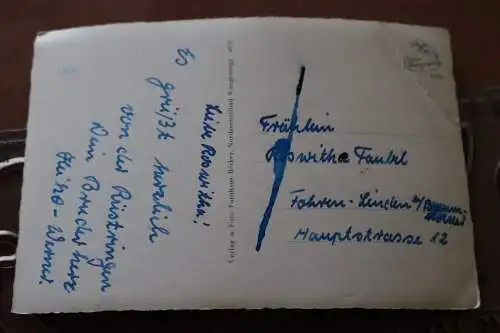 tolle alte Karte - Bäderschiff Rüstringen Wilhelmshaven 60-70er Jahre 