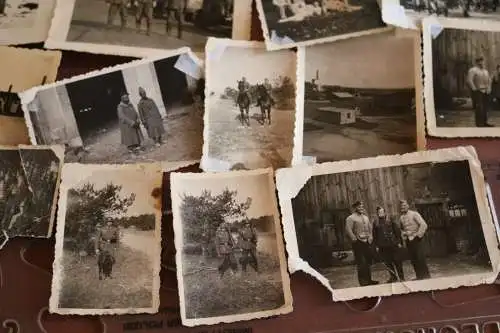 28 alte Fotos eines Soldaten 