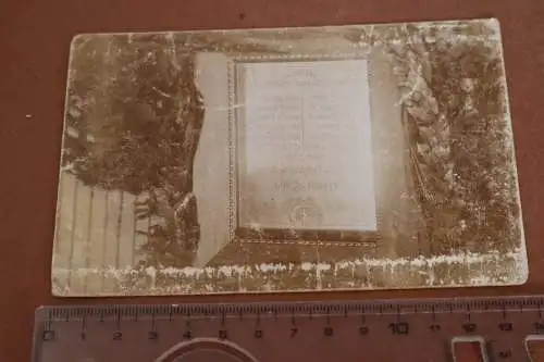 altes Foto - Gefallenen Ehrenkarte - 1914-1918 Verein Gemütlichkeit Neudorf 