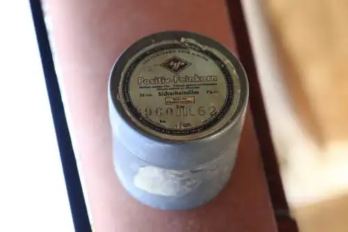 tolle alte Leerdose Agfa Positiv-Feinkorn Film 60er Jahre 