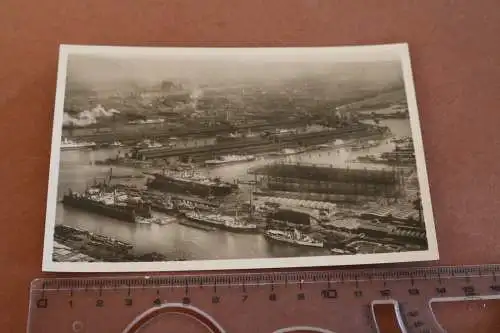 tolle alte Karte Hamburg Hafen  30er Jahre
