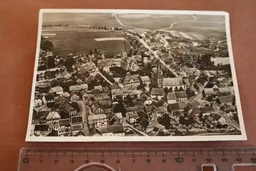 tolle alte Karte Luftaufnahme Birkenfeld Nahe - 1936