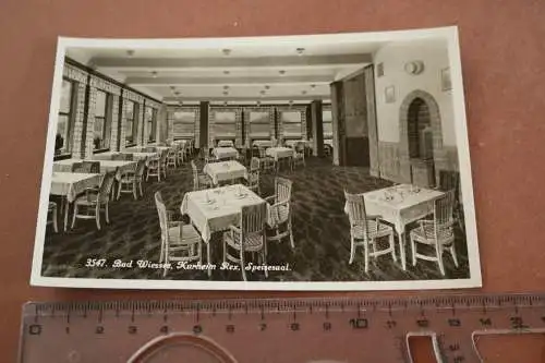 tolle alte Karte Bad Wiessee  Kurheim Rex - Speisesaal  30-40er Jahre 