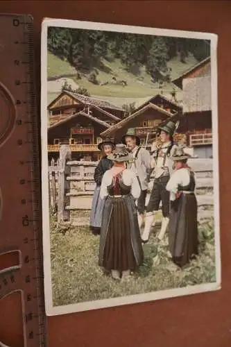 tolle alte Karte  Reichsgau Kärnten, Osttirol Trachten 
