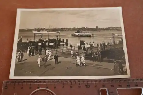 tolle alte Karte - Kiel  Seegarten-Landungsbrücken 1930
