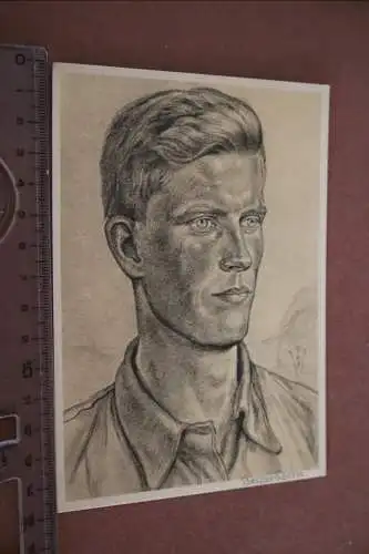  tolle alte Künstlerkarte - Willrich   Jungbauer aus Bessarabien