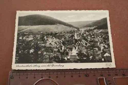 tolle alte Karte Ansicht vom kl. Bromberg Lautenthal - Oberharz  30-40er Jahre ?