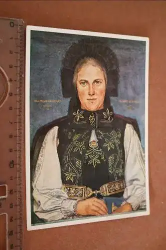  tolle alte Künstlerkarte - Willrich  - Siebenbürgische  Bäuerin