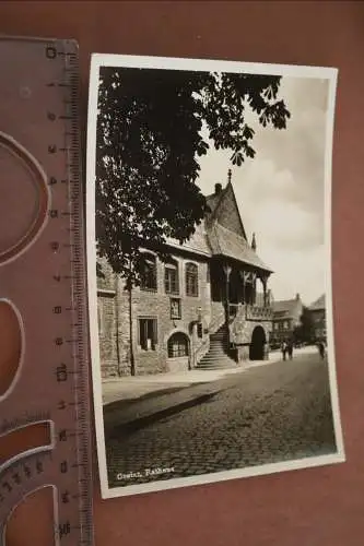 tolle alte Karte  Goslar Rathaus 