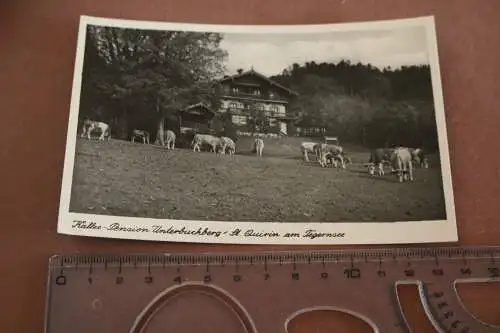 tolle alte Karte  Kaffee-Pension Unterbuchberg St. Quirin 