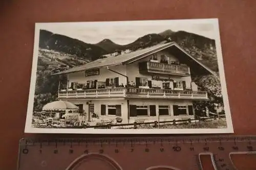 tolle alte Karte  Kurpension Frühlingsgarten - Bad Wiessee 