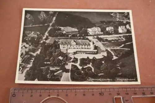 tolle alte Karte  Hahnenklee, Oberharz - Fliegeraufnahme 